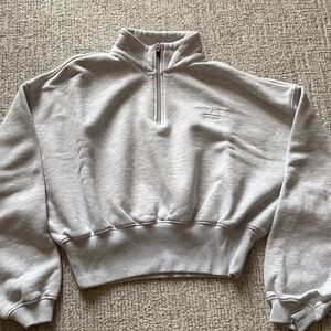 Oner Active Cropped 1/4 Zip Sweatshirt